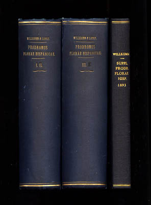 Willkomm, Moritz (1821-1895) ; Lange, Johan Martin Christian (1818-1898) : Prodromus Florae Hispanicae seu synopsis methodica omnium plantarum in Hispania sponte nascentium vel frequentius cultarum quae innotuerunt. I-III + Supplement