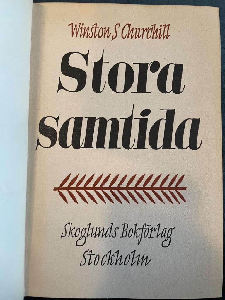 Winston S. Churchill : Stora samtida