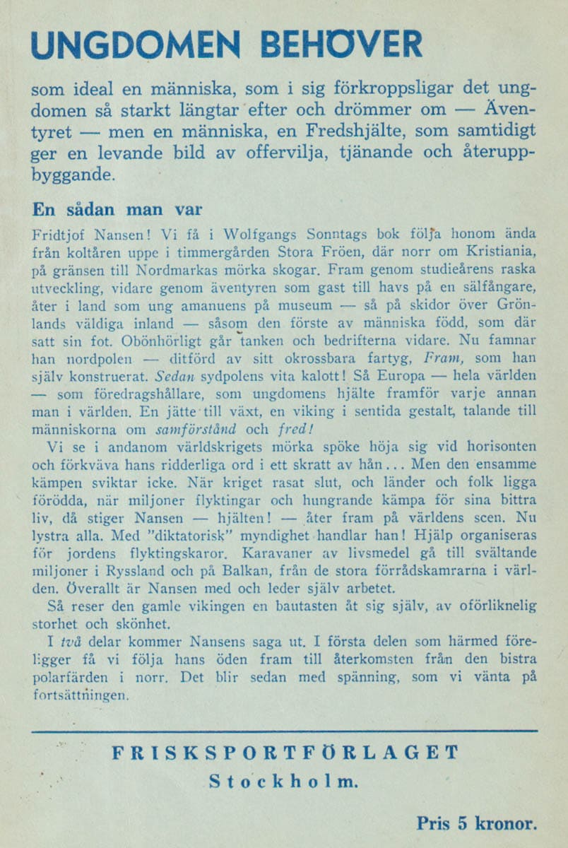 Wolfgang Sonntag : En hjälte