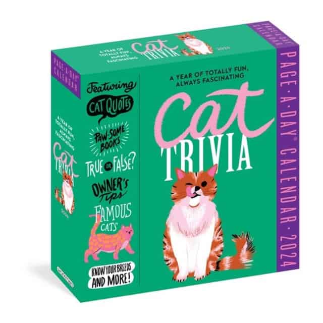 Workman Calendars : Cat Trivia Page-A-Day Calendar 2024