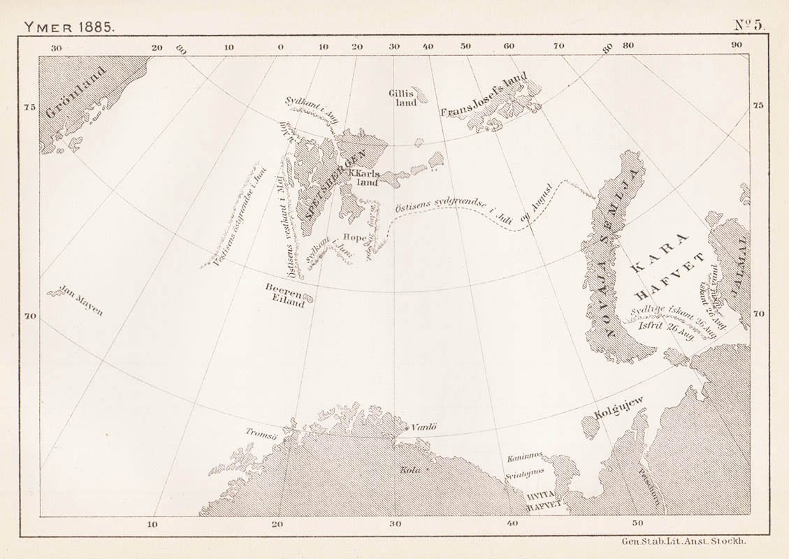 Ymer 1885. Femte årgången. Tidskrift utfgiven af Svenska Sällskapet för Antropologi och Geografi