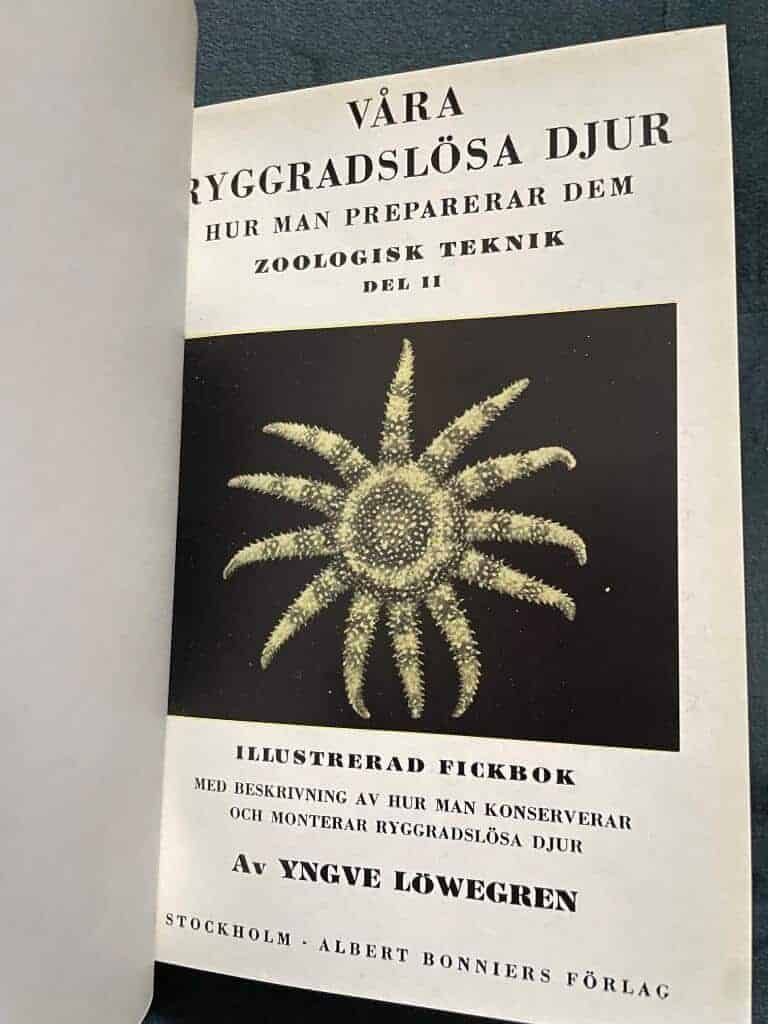 Yngve Löwegren : Zoologisk teknik I-II
