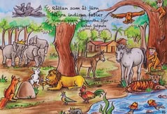 Yvonne Wærn : Råttan som åt järn : indiska fabler