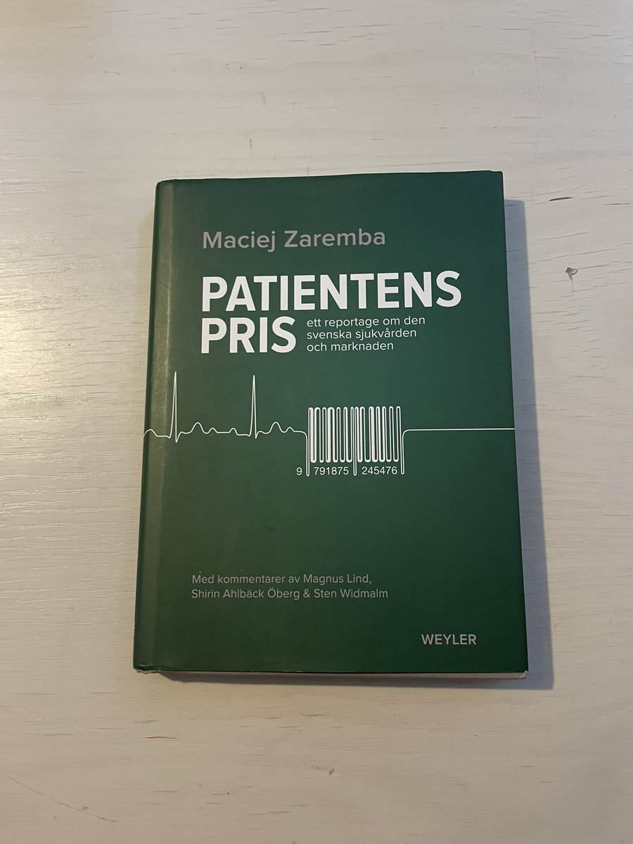 Zaremba, Maciej, Lind, Magnus G., Ahlbäck Öberg, Shirin, Widmalm, Sten : Patientens pris
