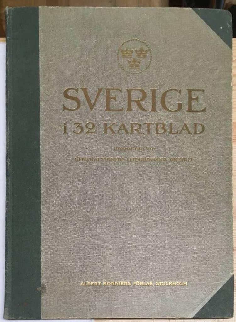 Zetterstrand : Sverige i 32 kartblad, skala 1:500000 med fullständigt namnregister