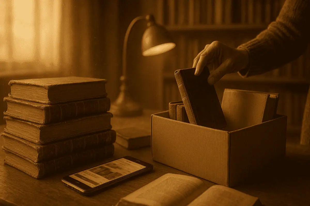 Att sälja dina egna böcker: En guide för den med för många böcker