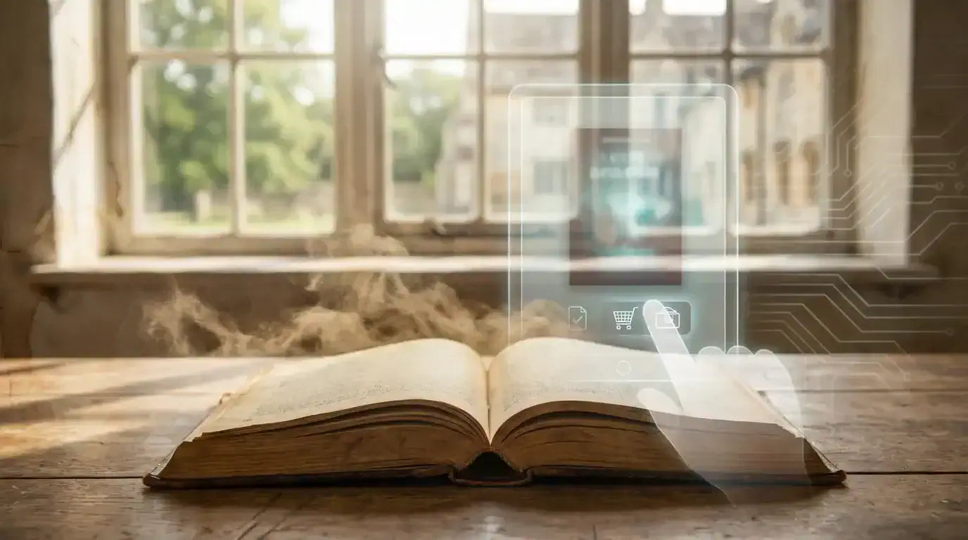 Att välja bok: Mellan digitala klick och antikvariatets doft