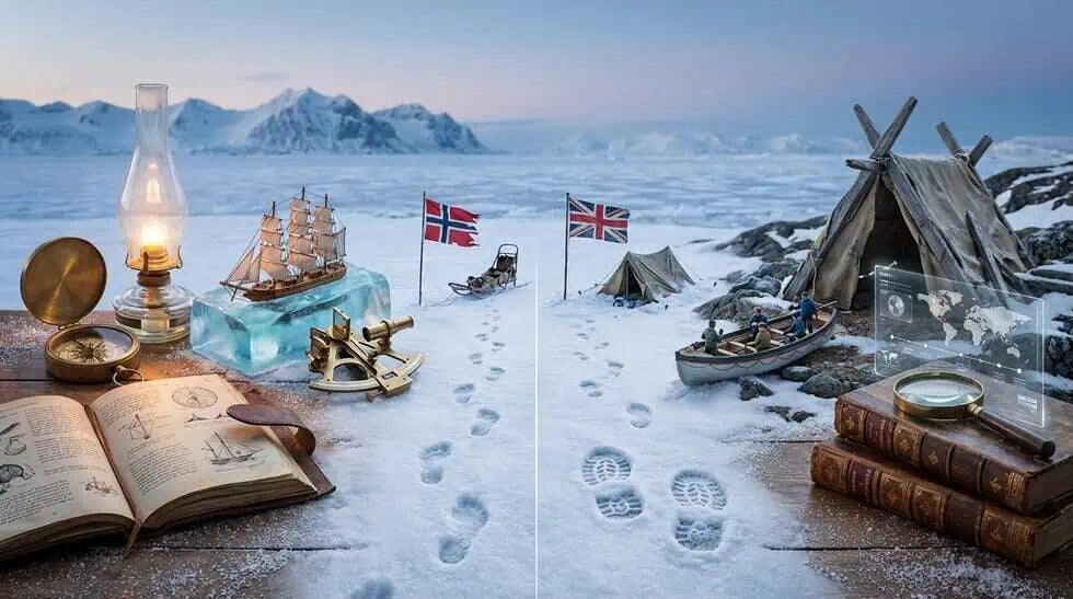 Klassiska böcker om polarforskning: hjältedåd, överlevnad och vetenskap