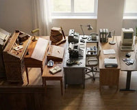 Skrivbordets idéhistoria: Från sakralt fundament till kognitivt arbetsredskap