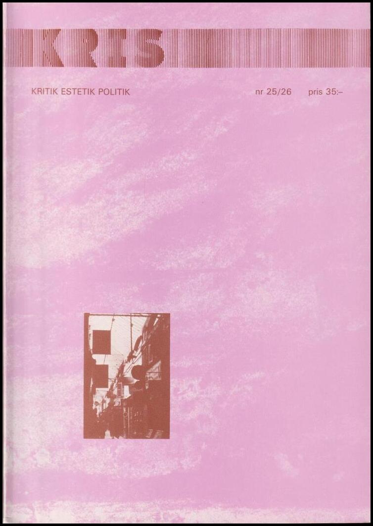 Kris : kritik, estetik, politik : 25/26
