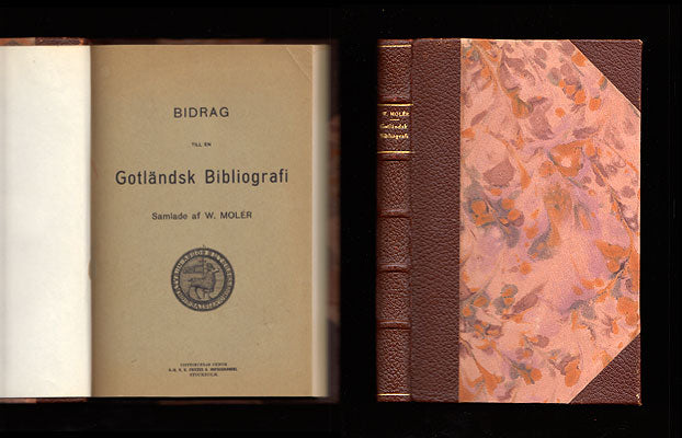 Wilhelm Molér : Bidrag till en Gotländsk Bibliografi