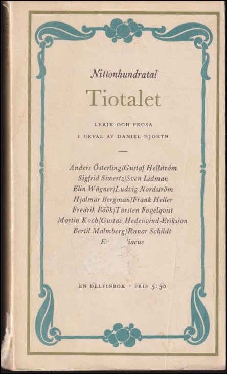 Daniel Hjorth : Nittonhundratal