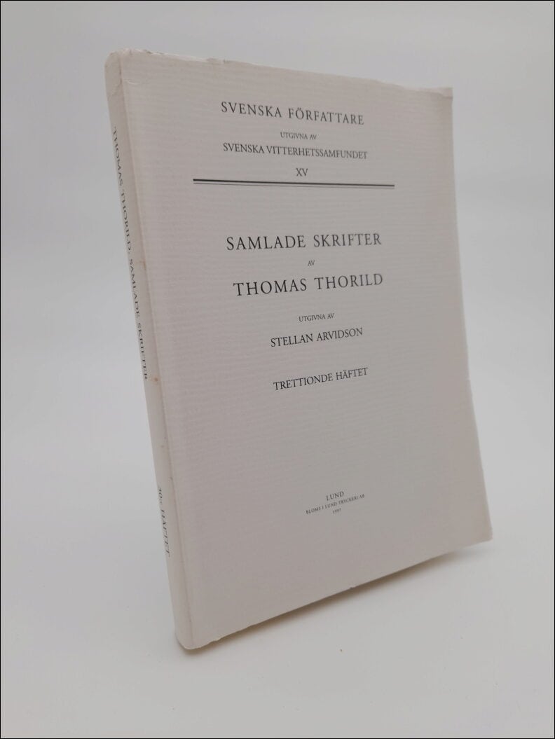 Thomas Thorild : Samlade skrifter. XV, trettionde häftet