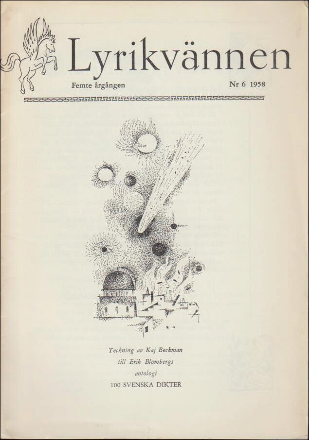 Lyrikvännen : 1958 / 6