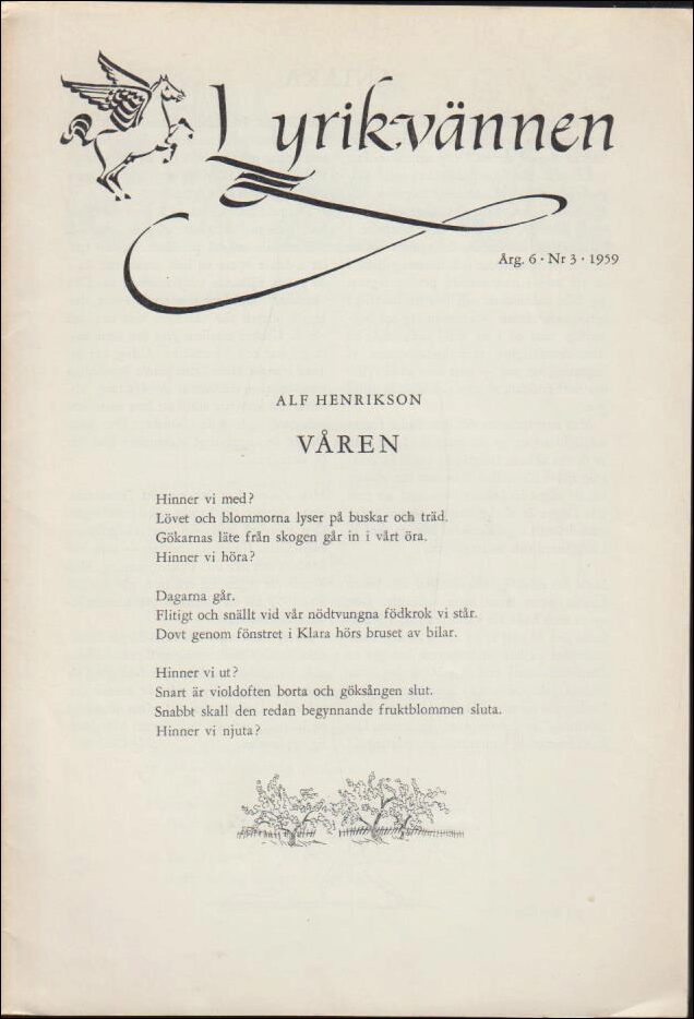 Lyrikvännen : 1959 / 3