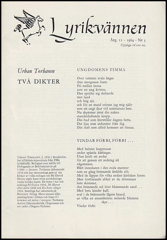 Lyrikvännen : 1964 / 3