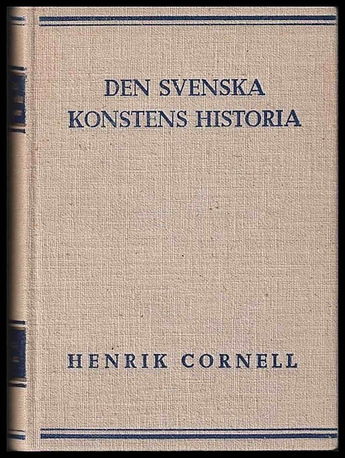 Henrik Cornell : Den svenska konstens historia 2