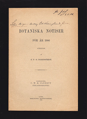 Selim Birger : Bidrag till Hälsinglands flora