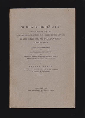 Gunnar Beskow : Södra Storfjället im südlichen Lappland