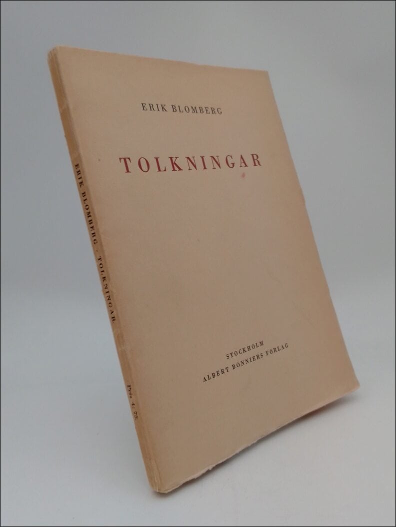 Erik Blomberg : Tolkningar