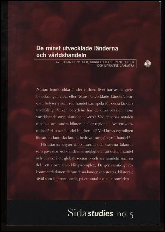 Stefan de Vylder : De minst utvecklade länderna och världshandeln