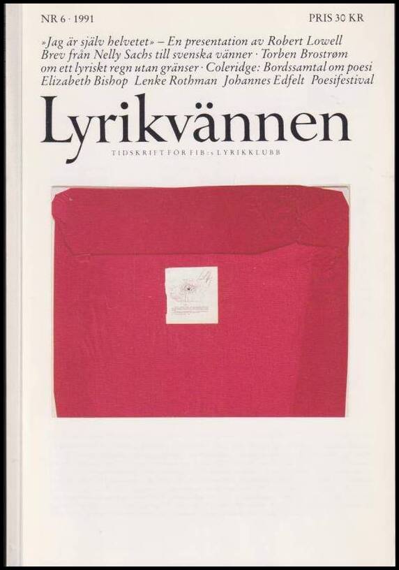 Lyrikvännen : 1991 / 6