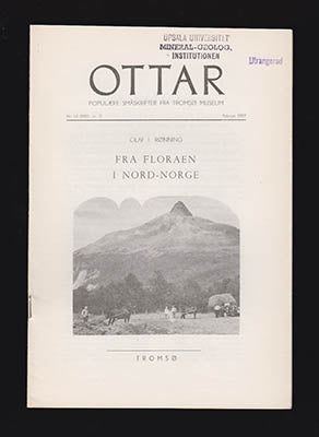 Olaf I Rønning : Ottar. Fra floraen i Nord-Norge