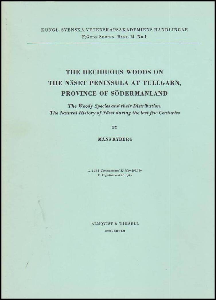 Måns Ryberg : The Deciduous Woods on The Näset Peninsula at Tullgarn
