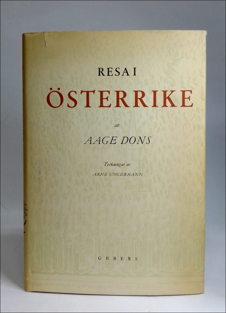 Aage Dons : Resa i Österrike