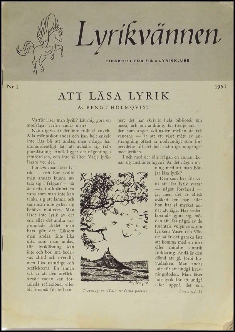 Lyrikvännen : 1954 / 1