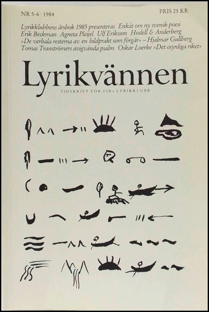 Lyrikvännen : 1984 / 5-6