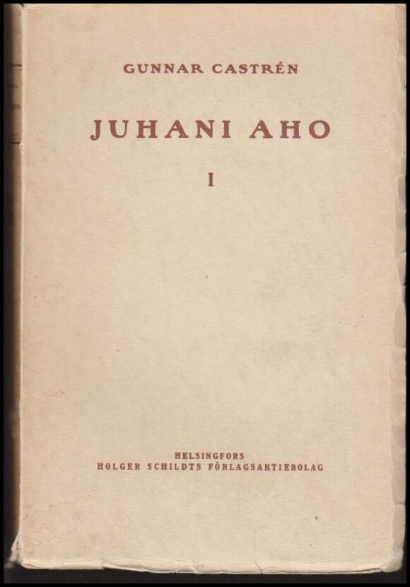 Gunnar Castrén : Juhani Aho