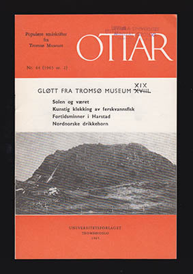 Ottar Brox : Ottar. Gløtt fra Tromsø museum Nr XIX (feltryckt XVIII)