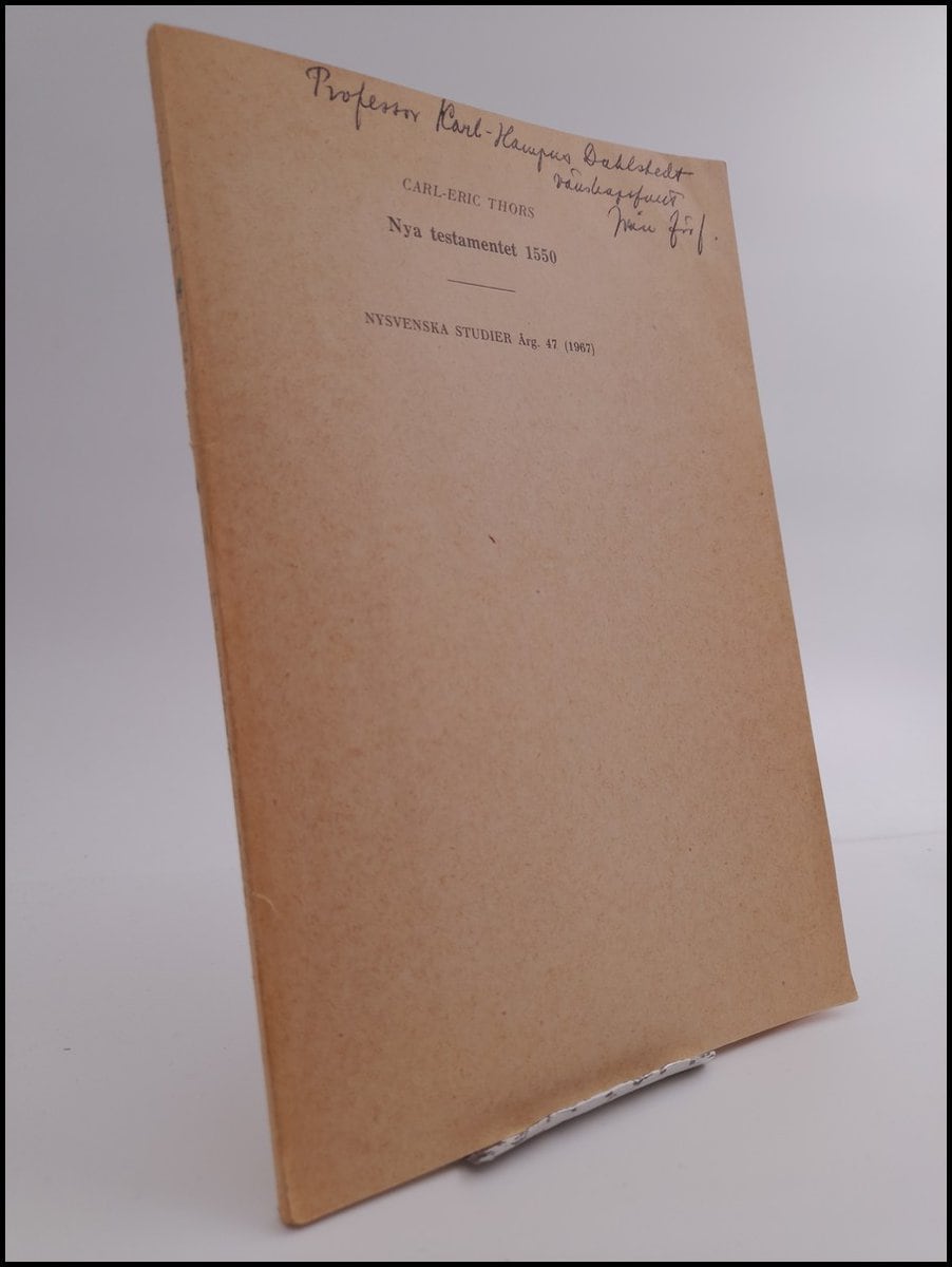 Carl-Eric Thors : Nya testamentet 1550