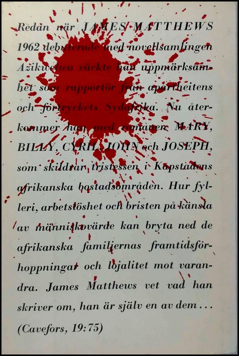 James Matthews : Mary, Billy, Cyril, John och Joseph