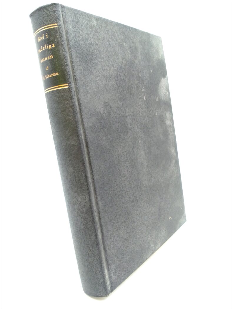 Henric Schartau : Bref i andeliga ämnen