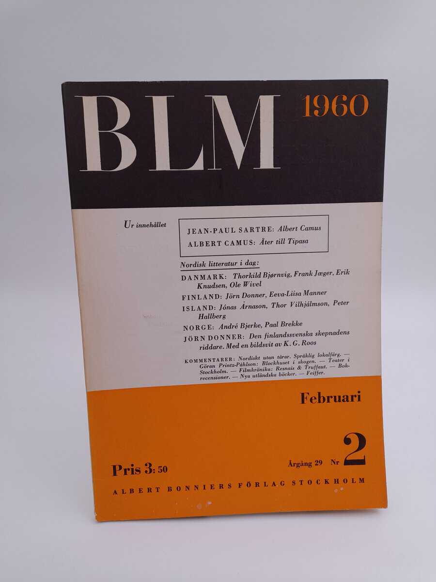 Bonniers litterära magasin : 1960/2
