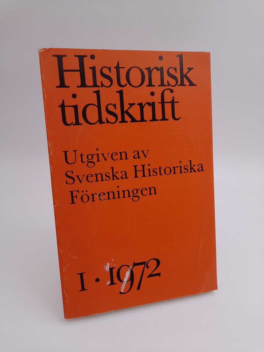 Historisk tidskrift : 1972/1
