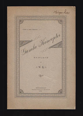 Wilhelm Roos : Gamla koncepter