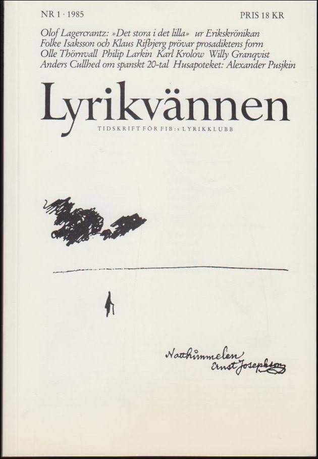 Lyrikvännen : 1985 / 1