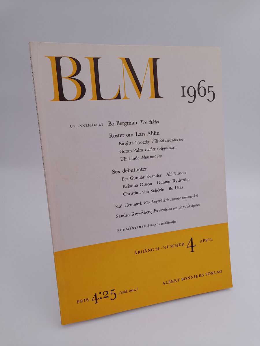 Bonniers litterära magasin : 1965/4