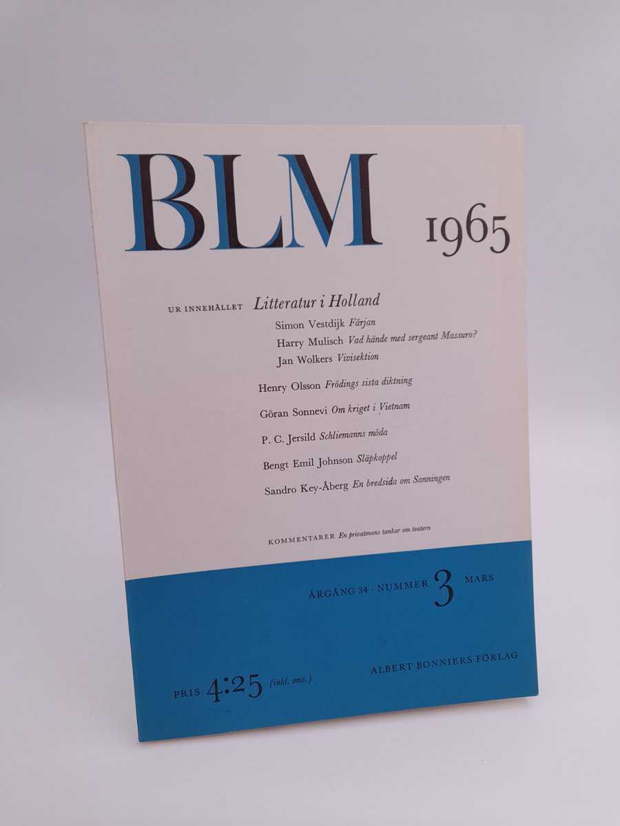 Bonniers litterära magasin : 1965/3