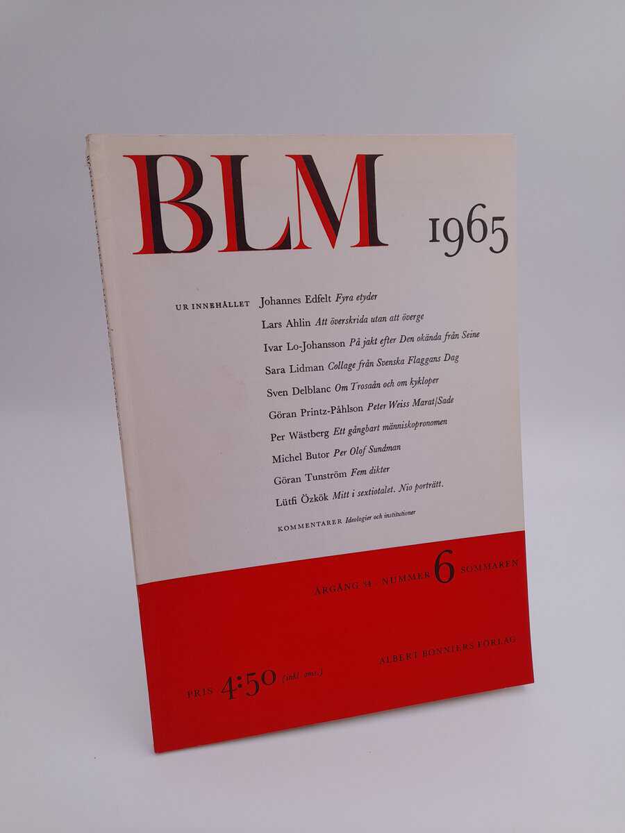 Bonniers litterära magasin : 1965/6