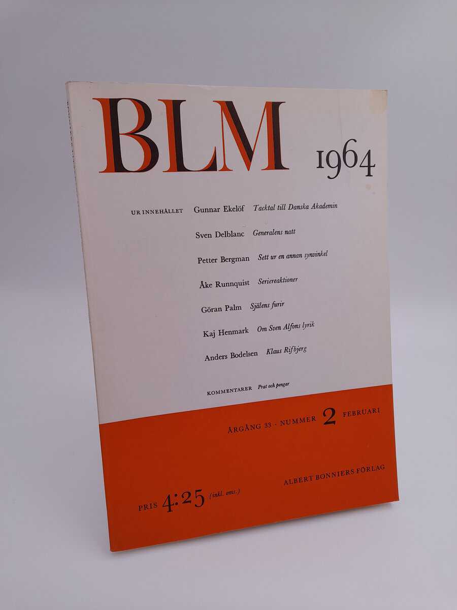 Bonniers litterära magasin : 1964/2