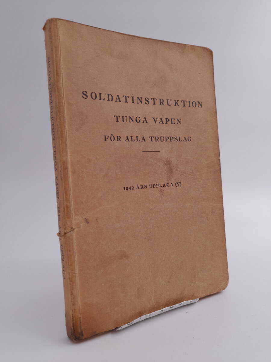 Soldatinstruktion tunga vapen