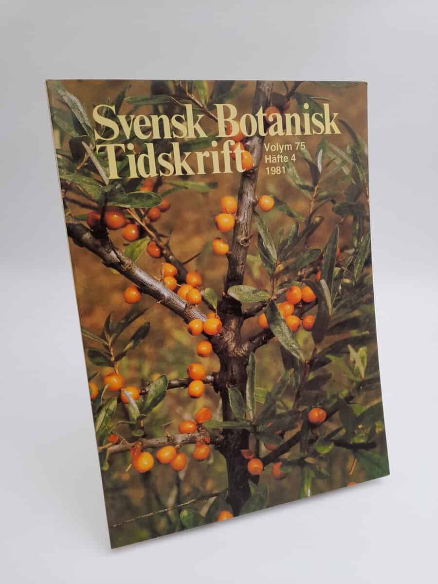 Svensk botanisk tidskrift : 1981/4