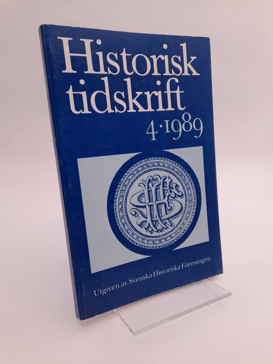 Historisk tidskrift : 1989 / 4