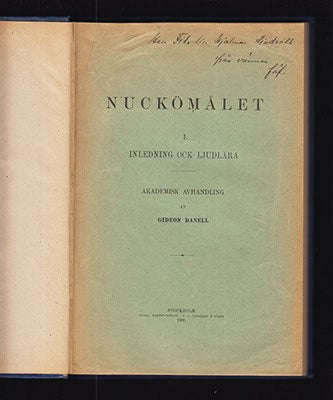 Gideon Danell : Nuckömålet (Estland)