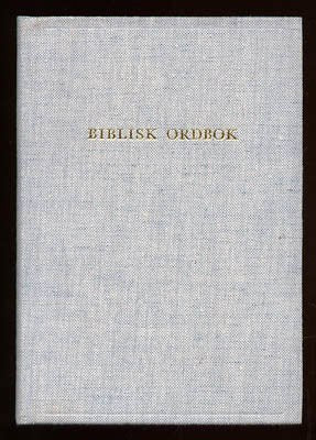 Oscar Bensow : Biblisk ordbok