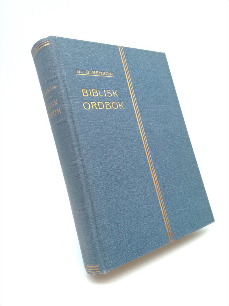 Oscar Bensow : Biblisk ordbok